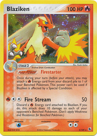 Blaziken (3/109) (Cosmos Holo) [EX: Battle Stadium] | Mindsight Gaming