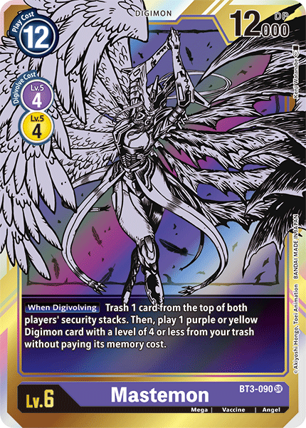 Mastemon [BT3-090] (Alternate Art) [Release Special Booster Ver.1.5] | Mindsight Gaming