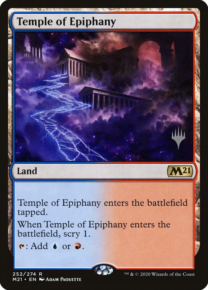 Temple of Epiphany (Promo Pack) [Core Set 2021 Promos] | Mindsight Gaming