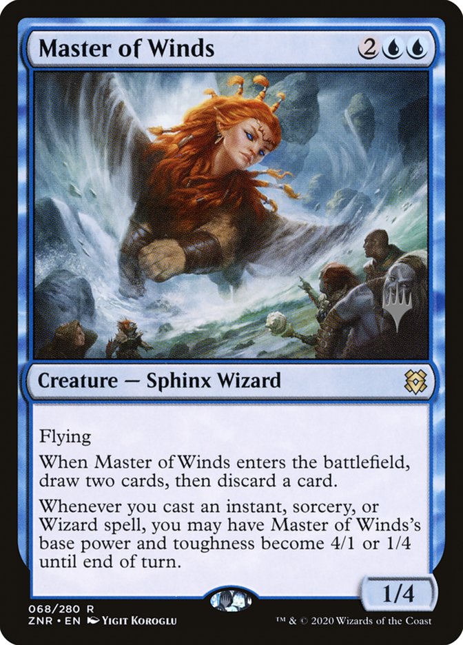 Master of Winds (Promo Pack) [Zendikar Rising Promos] | Mindsight Gaming