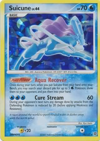 Suicune (19/132) (Cracked Ice Holo) [Diamond & Pearl: Secret Wonders] | Mindsight Gaming