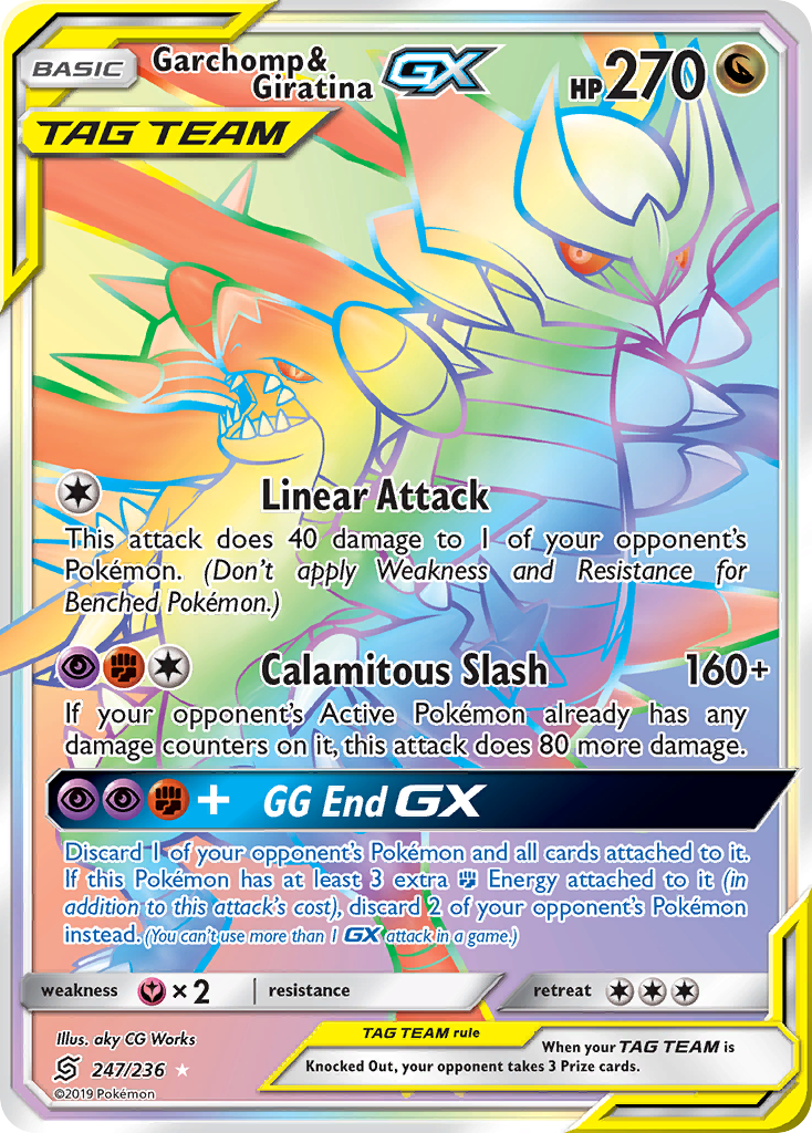 Garchomp & Giratina GX (247/236) [Sun & Moon: Unified Minds] | Mindsight Gaming