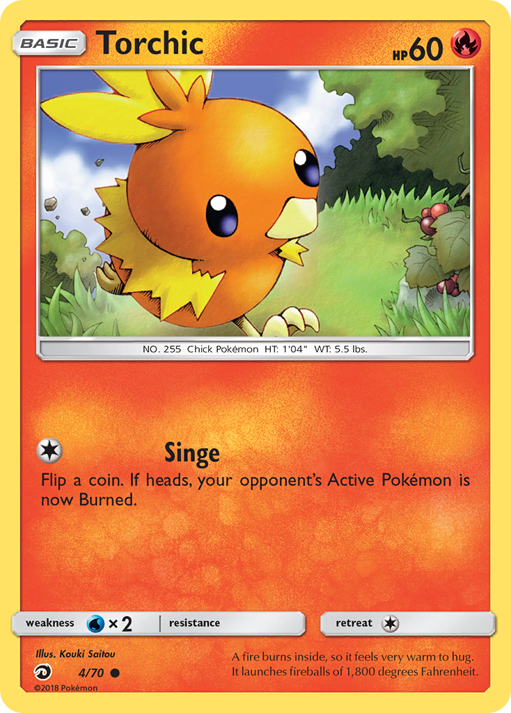 Torchic (4/70) [Sun & Moon: Dragon Majesty] | Mindsight Gaming