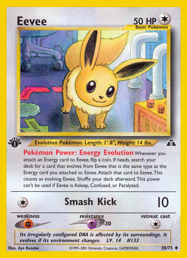 Eevee (38/75) [Neo Discovery 1st Edition] | Mindsight Gaming