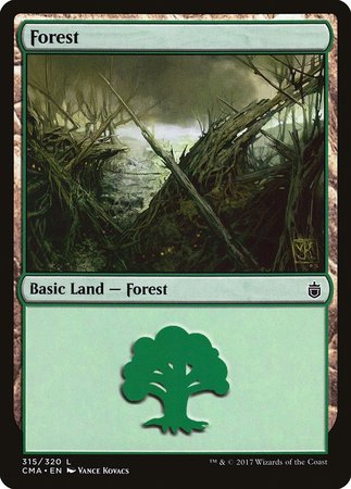 Forest (315) [Commander Anthology] | Mindsight Gaming