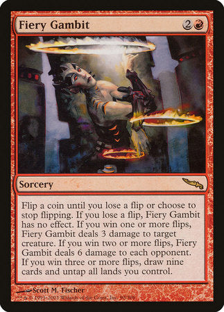 Fiery Gambit [Mirrodin] | Mindsight Gaming