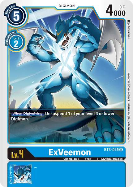 ExVeemon [BT3-025] [Release Special Booster Ver.1.5] | Mindsight Gaming