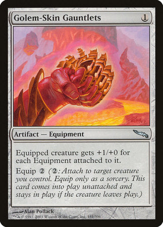 Golem-Skin Gauntlets [Mirrodin] | Mindsight Gaming