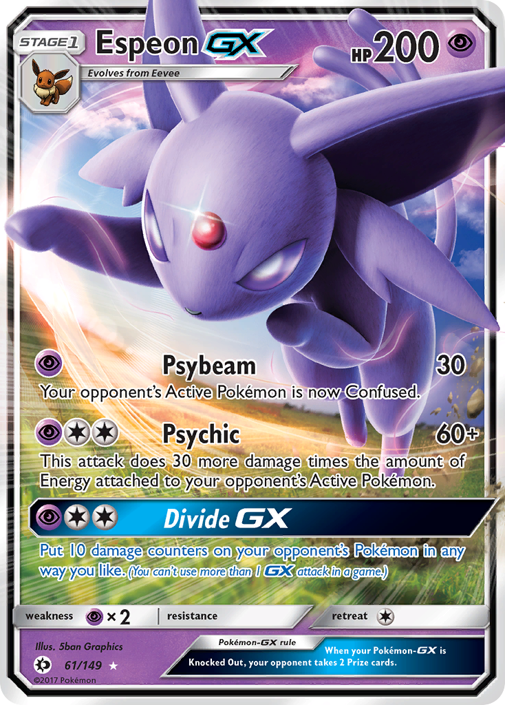 Espeon GX (61/149) [Sun & Moon: Base Set] | Mindsight Gaming