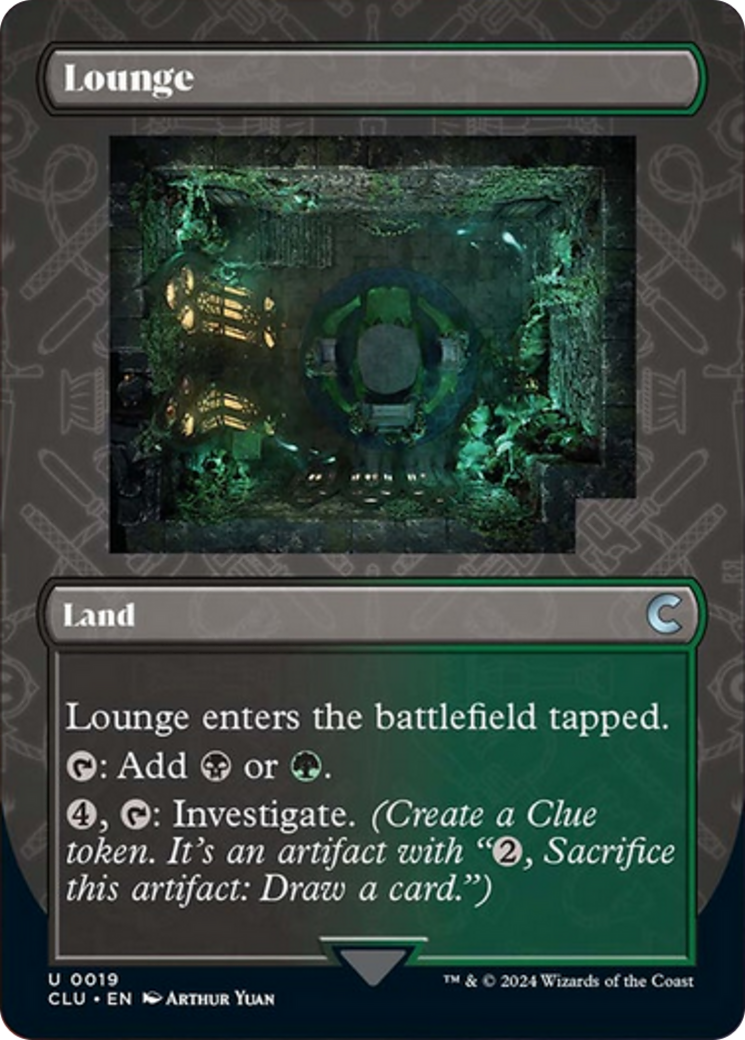 Lounge (Borderless) [Ravnica: Clue Edition] | Mindsight Gaming