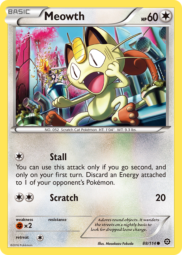 Meowth (88/114) [XY: Steam Siege] | Mindsight Gaming