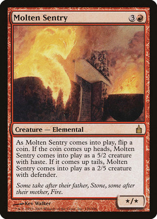 Molten Sentry [Ravnica: City of Guilds] | Mindsight Gaming