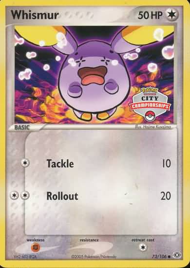 Whismur (73/106) (City Championship) [EX: Emerald] | Mindsight Gaming