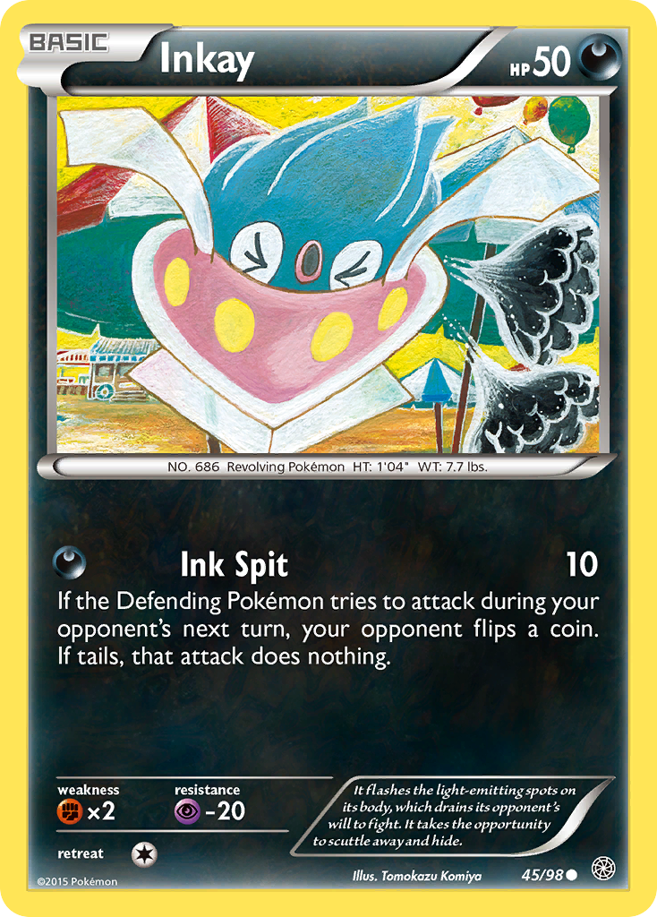 Inkay (45/98) [XY: Ancient Origins] | Mindsight Gaming