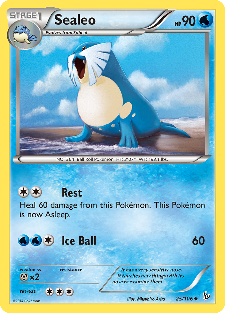 Sealeo (25/106) [XY: Flashfire] | Mindsight Gaming