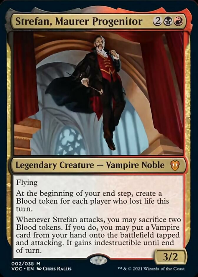 Strefan, Maurer Progenitor (Display Commander) [Innistrad: Crimson Vow Commander] | Mindsight Gaming