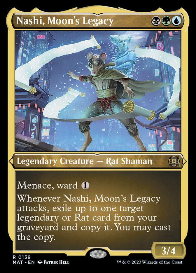 Nashi, Moon's Legacy (Foil Etched) [March of the Machine: The Aftermath] | Mindsight Gaming