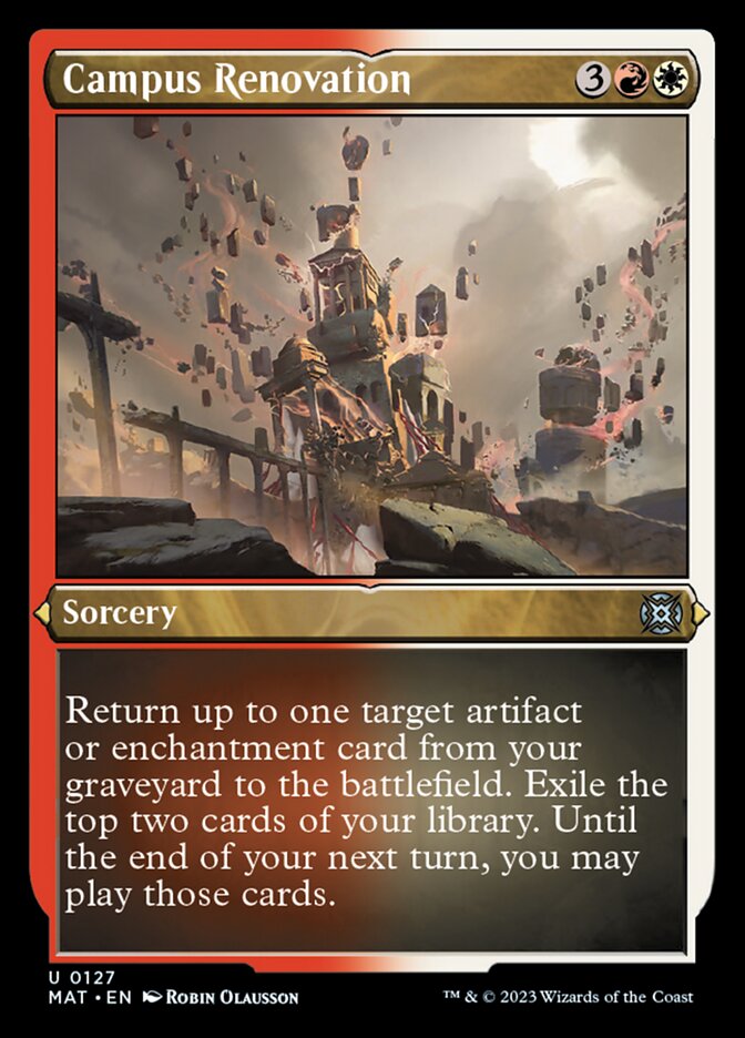 Campus Renovation (Foil Etched) [March of the Machine: The Aftermath] | Mindsight Gaming