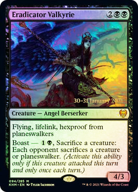 Eradicator Valkyrie  [Kaldheim Prerelease Promos] | Mindsight Gaming