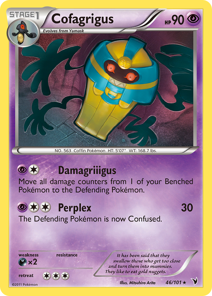 Cofagrigus (46/101) [Black & White: Noble Victories] | Mindsight Gaming