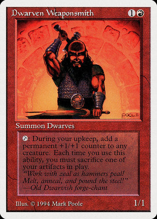 Dwarven Weaponsmith [Summer Magic / Edgar] | Mindsight Gaming