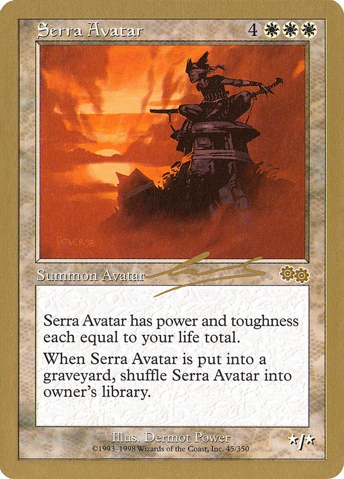 Serra Avatar (Nicolas Labarre) [World Championship Decks 2000] | Mindsight Gaming