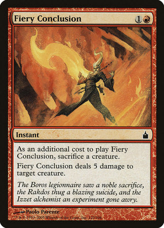 Fiery Conclusion [Ravnica: City of Guilds] | Mindsight Gaming