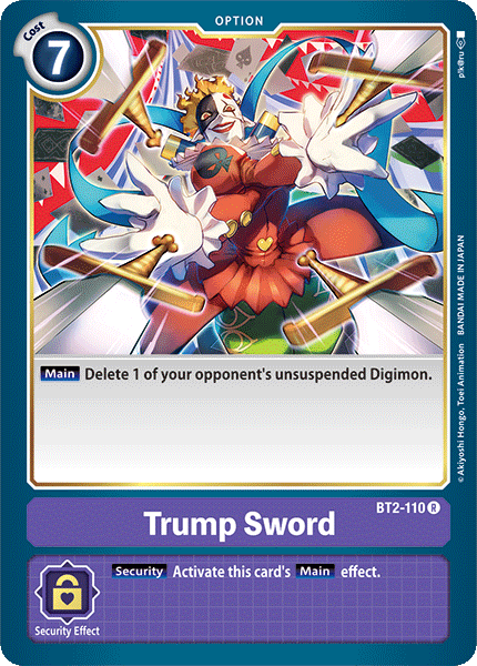 Trump Sword [BT2-110] [Release Special Booster Ver.1.0] | Mindsight Gaming