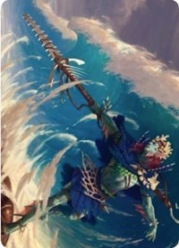 Tazeem Roilmage Art Card [Zendikar Rising Art Series] | Mindsight Gaming