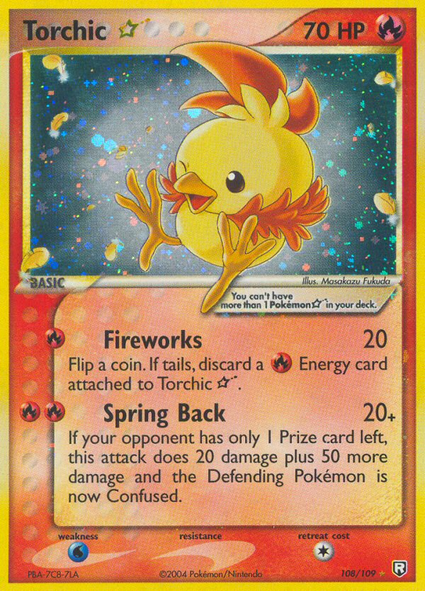 Torchic Star (108/109) [EX: Team Rocket Returns] | Mindsight Gaming