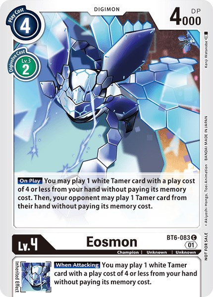 Eosmon [BT6-083] (Tamer Party Vol. 5) [Double Diamond Promos] | Mindsight Gaming