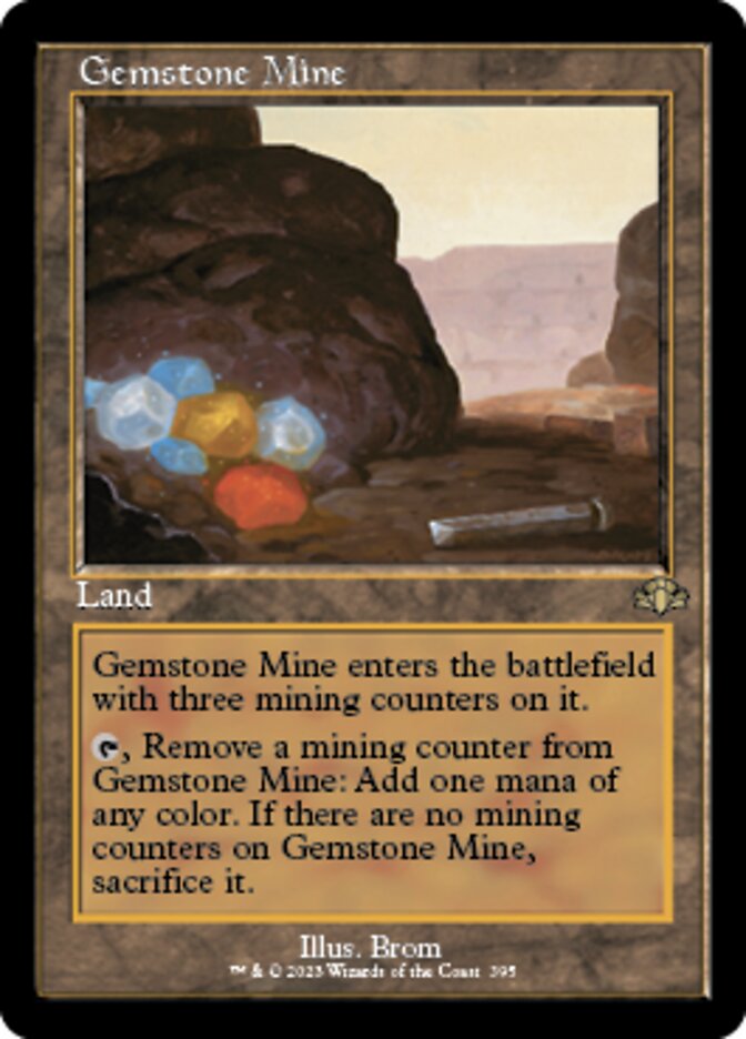 Gemstone Mine (Retro) [Dominaria Remastered] | Mindsight Gaming