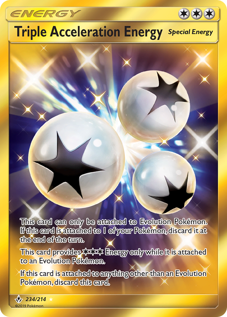 Triple Acceleration Energy (234/214) [Sun & Moon: Unbroken Bonds] | Mindsight Gaming