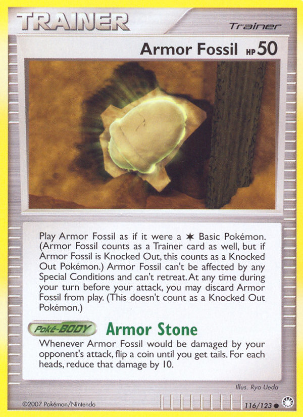 Armor Fossil (116/123) [Diamond & Pearl: Mysterious Treasures] | Mindsight Gaming