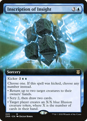 Inscription of Insight (Extended Art) [Zendikar Rising] | Mindsight Gaming