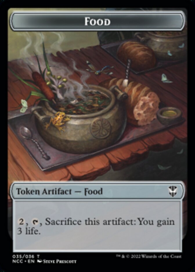 Food // Citizen Double-sided Token [Streets of New Capenna Commander Tokens] | Mindsight Gaming