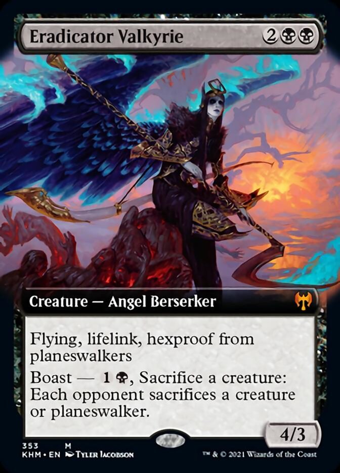 Eradicator Valkyrie (Extended Art) [Kaldheim] | Mindsight Gaming