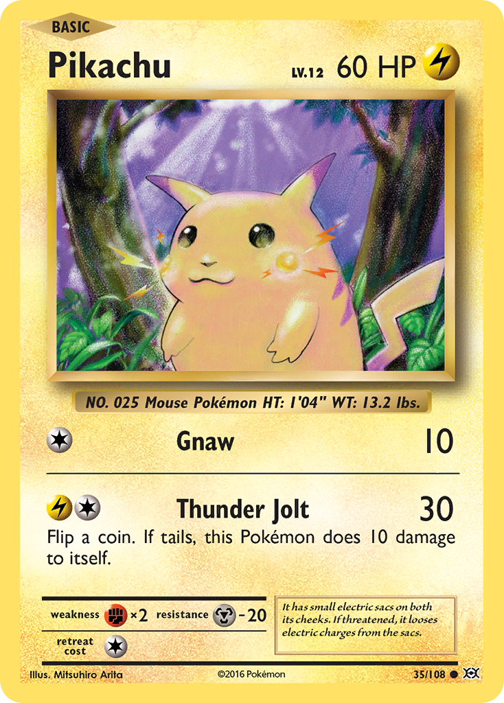 Pikachu (35/108) [XY: Evolutions] | Mindsight Gaming