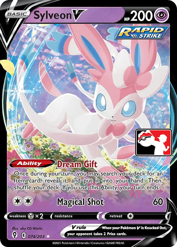 Sylveon V (074/203) [Prize Pack Series One] | Mindsight Gaming