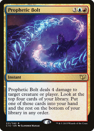 Prophetic Bolt [Commander 2015] | Mindsight Gaming