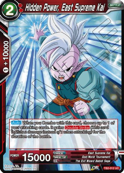 Hidden Power, East Supreme Kai (Reprint) (TB2-012) [Battle Evolution Booster] | Mindsight Gaming