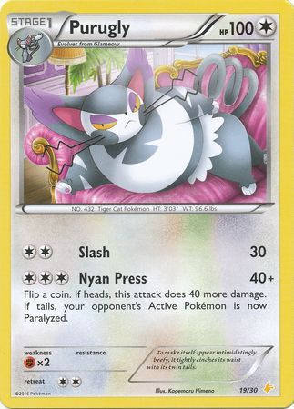 Purugly (19/30) [XY: Trainer Kit 3 - Pikachu Libre] | Mindsight Gaming