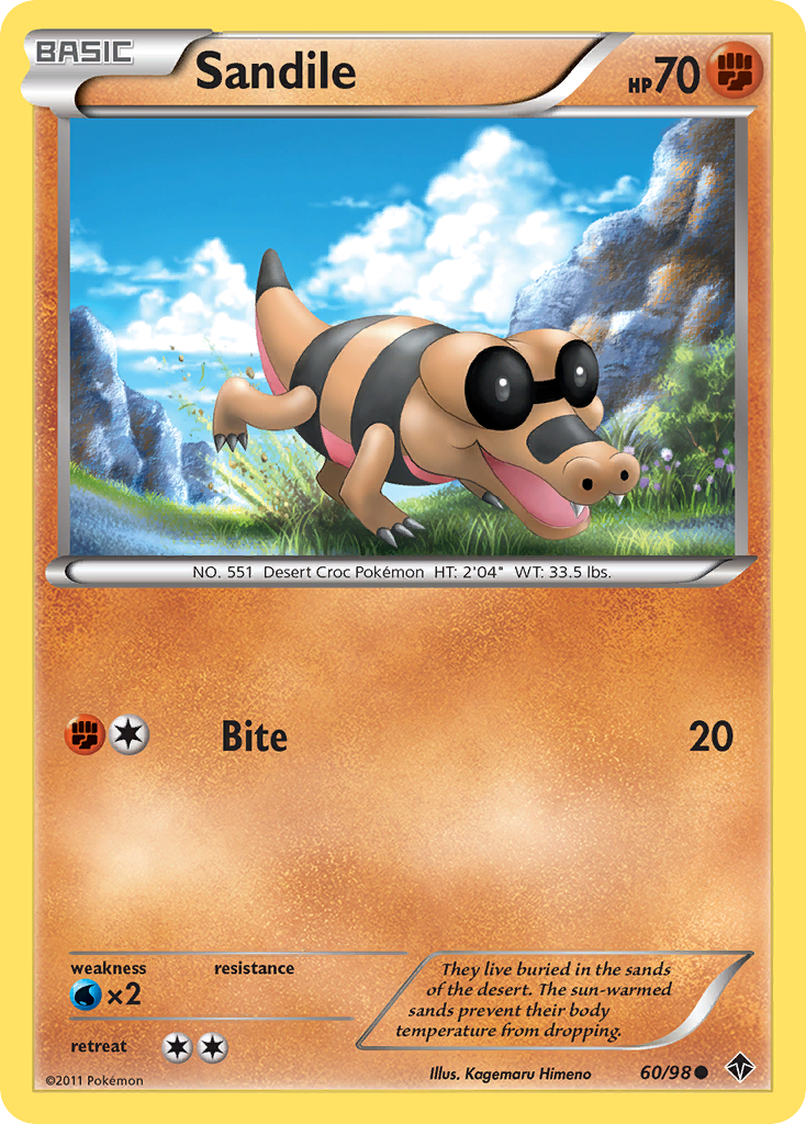 Sandile (60/98) [Black & White: Emerging Powers] | Mindsight Gaming