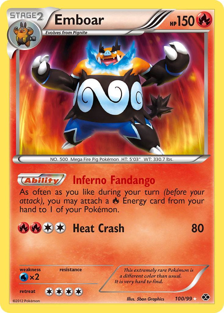 Emboar (100/99) [Black & White: Next Destinies] | Mindsight Gaming