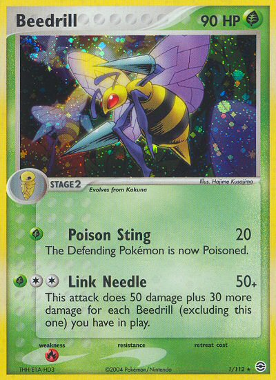 Beedrill (1/112) [EX: FireRed & LeafGreen] | Mindsight Gaming