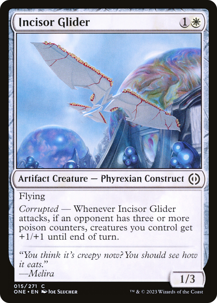 Incisor Glider [Phyrexia: All Will Be One] | Mindsight Gaming