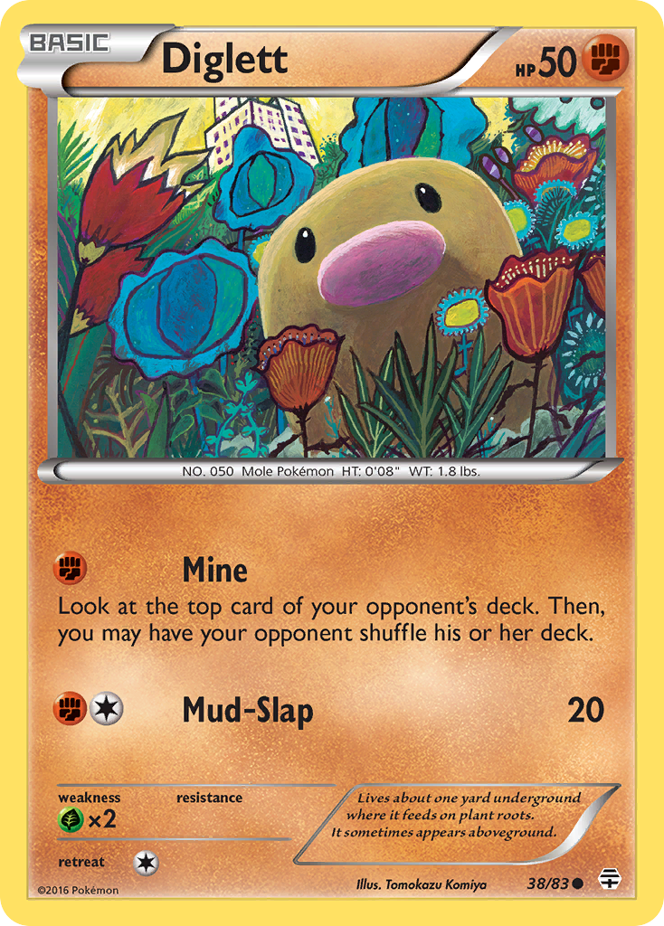 Diglett (38/83) [XY: Generations] | Mindsight Gaming