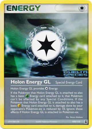 Holon Energy GL (105/113) (Stamped) [EX: Delta Species] | Mindsight Gaming