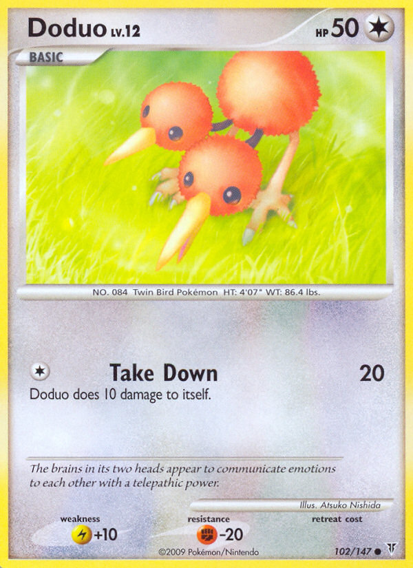 Doduo (102/147) [Platinum: Supreme Victors] | Mindsight Gaming