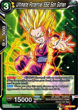 Ultimate Potential SS2 Son Gohan (Starter Deck - The Crimson Saiyan) (SD5-05) [Colossal Warfare] | Mindsight Gaming